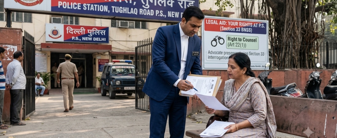 Can I Take a Lawyer With Me for Police Station Questioning in Delhi?