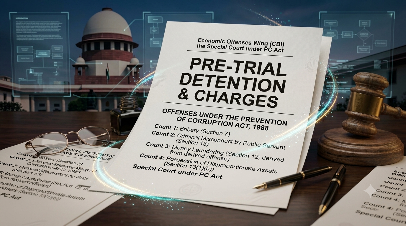 Dark Truths of Pre-Trial Detention : Sanjay Chandra vs CBI Analysis