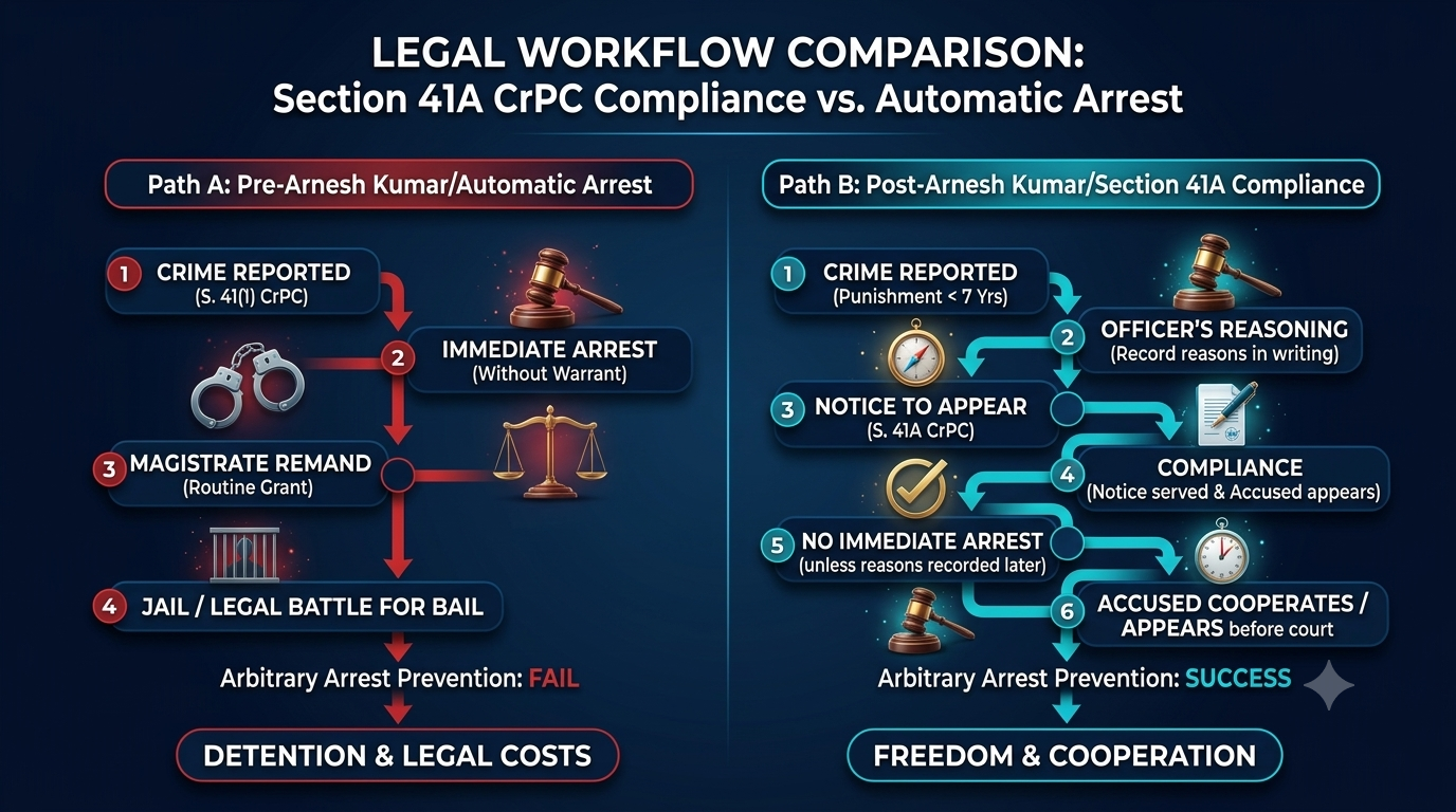 Dark Truth of Arbitrary Arrest: Arnesh Kumar vs State of Bihar