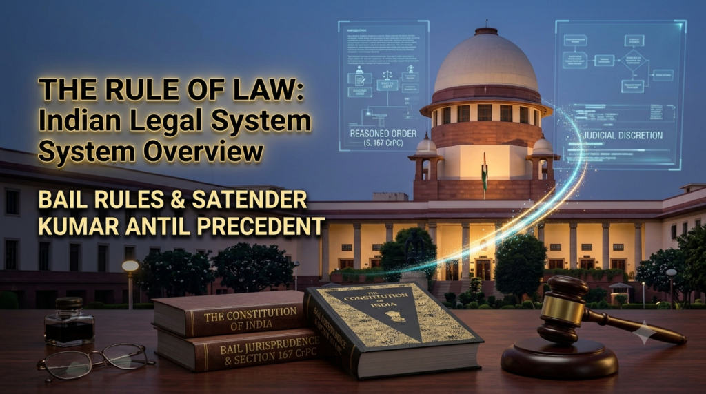 Supreme Court of India judgment on Satender Kumar Antil vs CBI bail rules