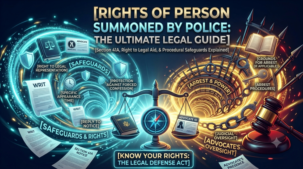 Rights of a Person Summoned by Police in Delhi