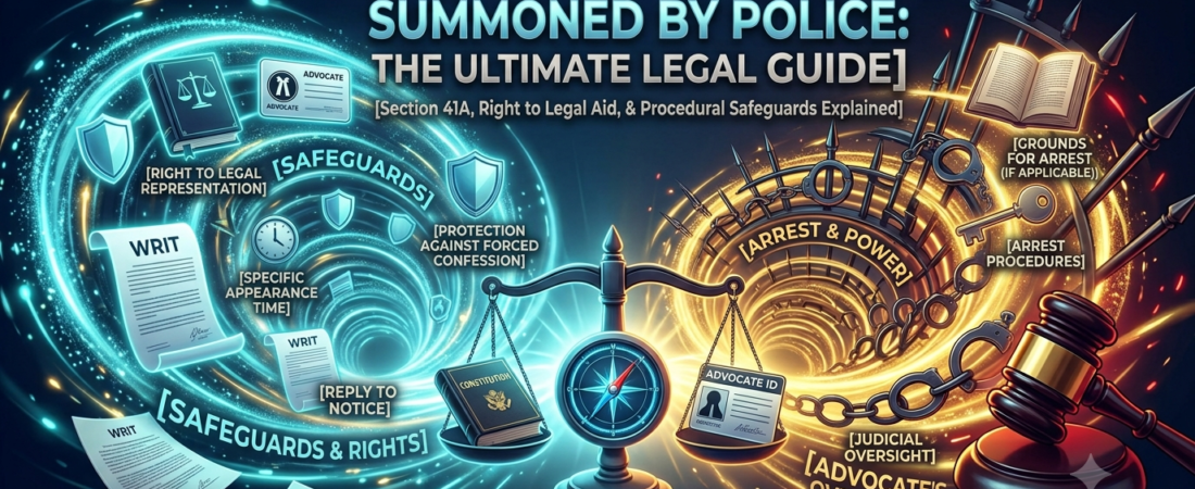 Does Receiving a Police Notice Mean You Will Be Arrested? Legal Grounds, Safeguards, and BNSS Scope