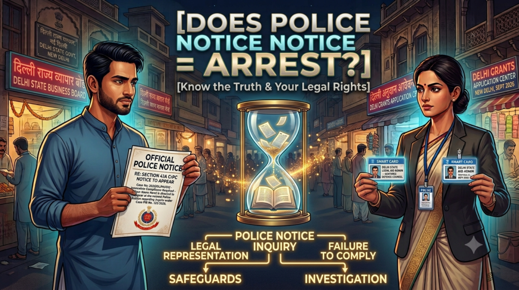 Does Receiving a Police Notice Mean You Will Be Arrested
