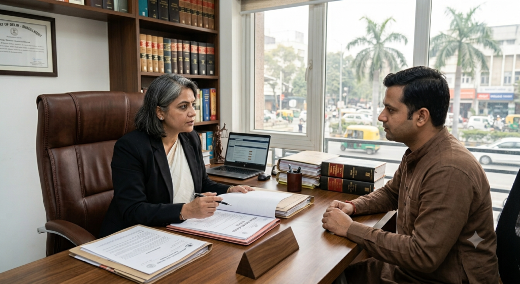 Legal consultation for anticipatory bail preparation with criminal defense lawyer in Delhi