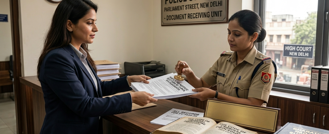 Section 91 CrPC / Section 94 BNSS Notice for Documents Submission in Delhi: Legal Scope, Rights & Remedies