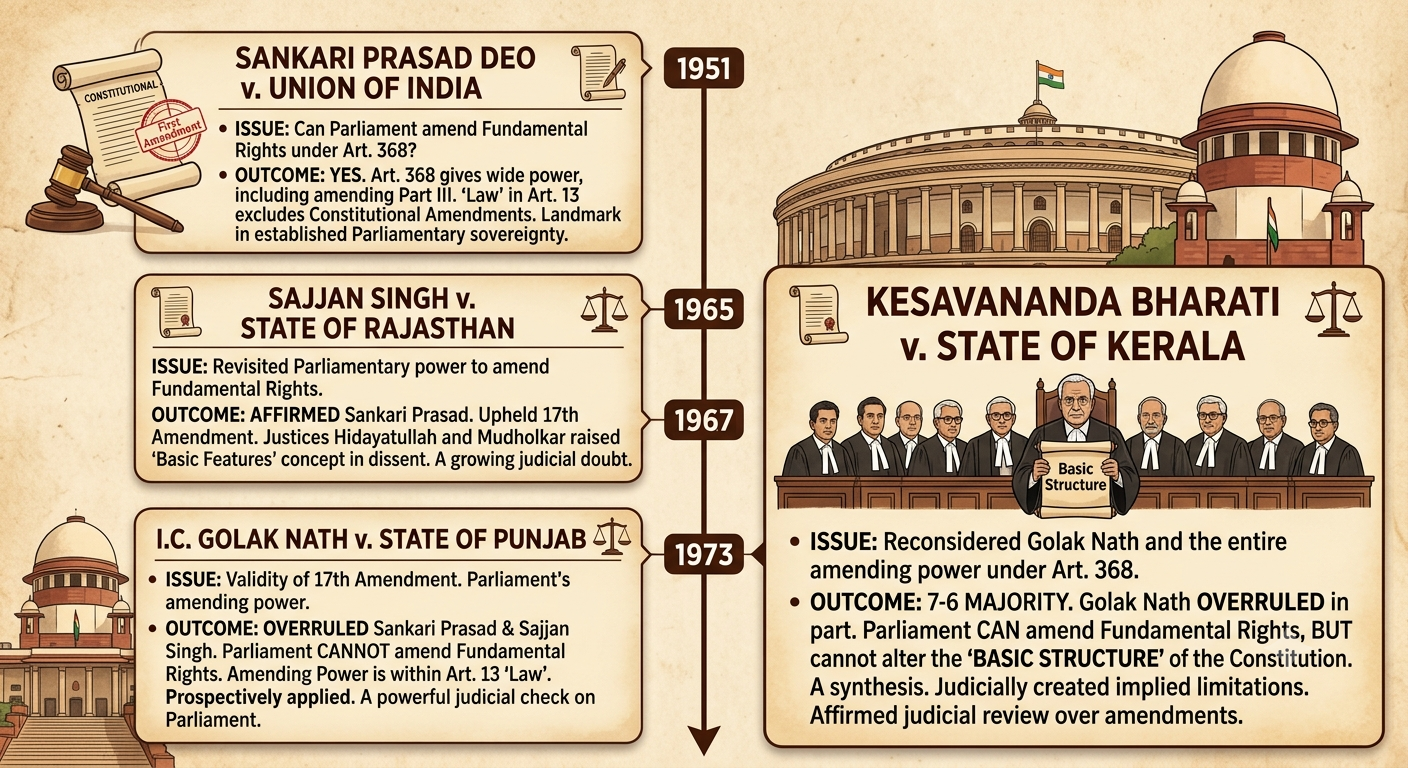 I.C. Golaknath v. State of Punjab : The Shocking Judicial Verdict That Forever Defended Indian Freedom