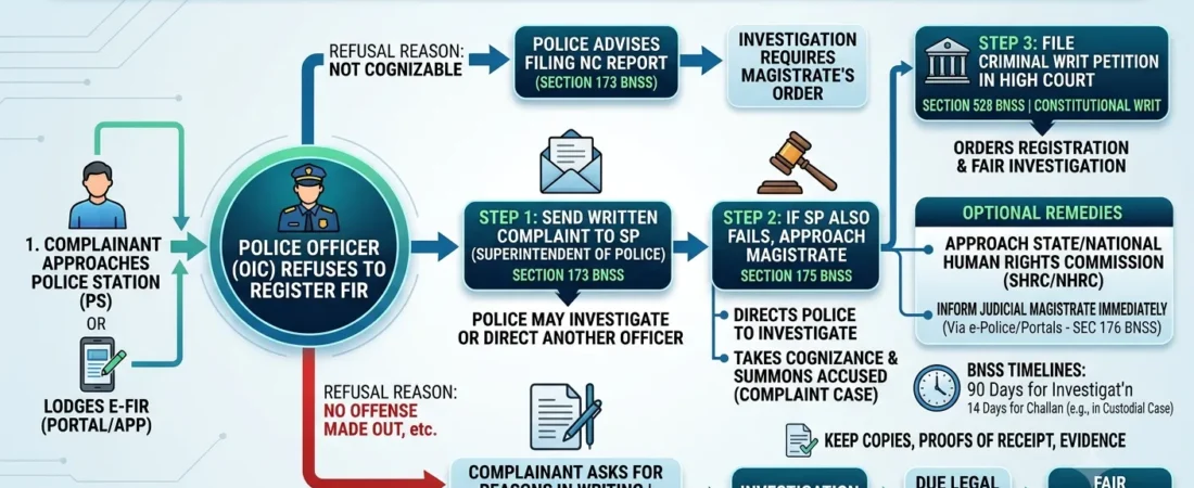 Police Refusing to File Your FIR? Here’s What You Can Do Legally
