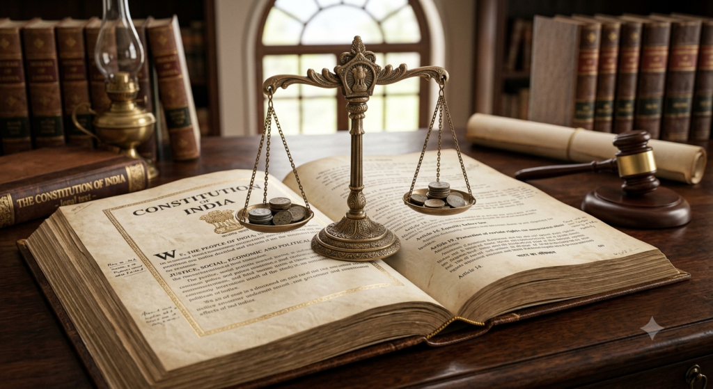 Judicial independence scales of justice Constitution of India