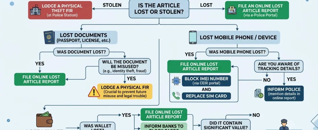 Lost Mobile or Documents? How to File an FIR to Prevent Misuse