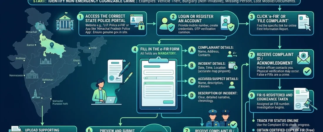 Tired of Police Station Delays? How to File an e-FIR Online Fast